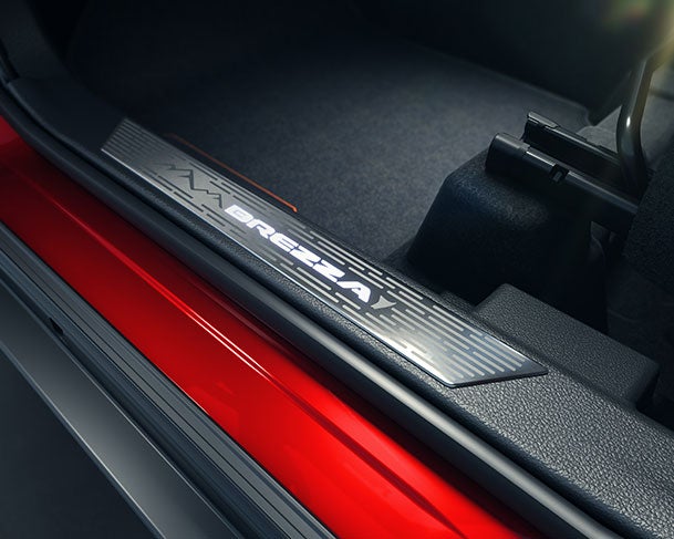 Illuiminated Door Sill Guard | New Brezza (All Variants)