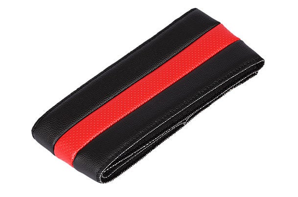 Steering Wheel Cover (Black & Red)
