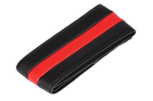 Steering Wheel Cover (Black & Red)