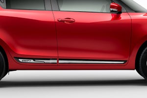 Body Side Moulding (Black & Silver) | Swift