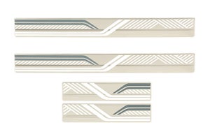 Grey Highlight Door Sill Guard | Victoris