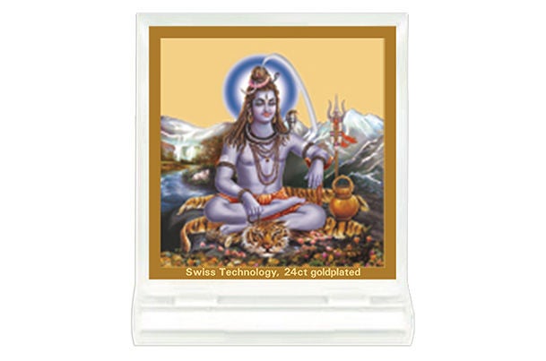 Dashboard Frame Shiv Acrylic 24k Gold Plated