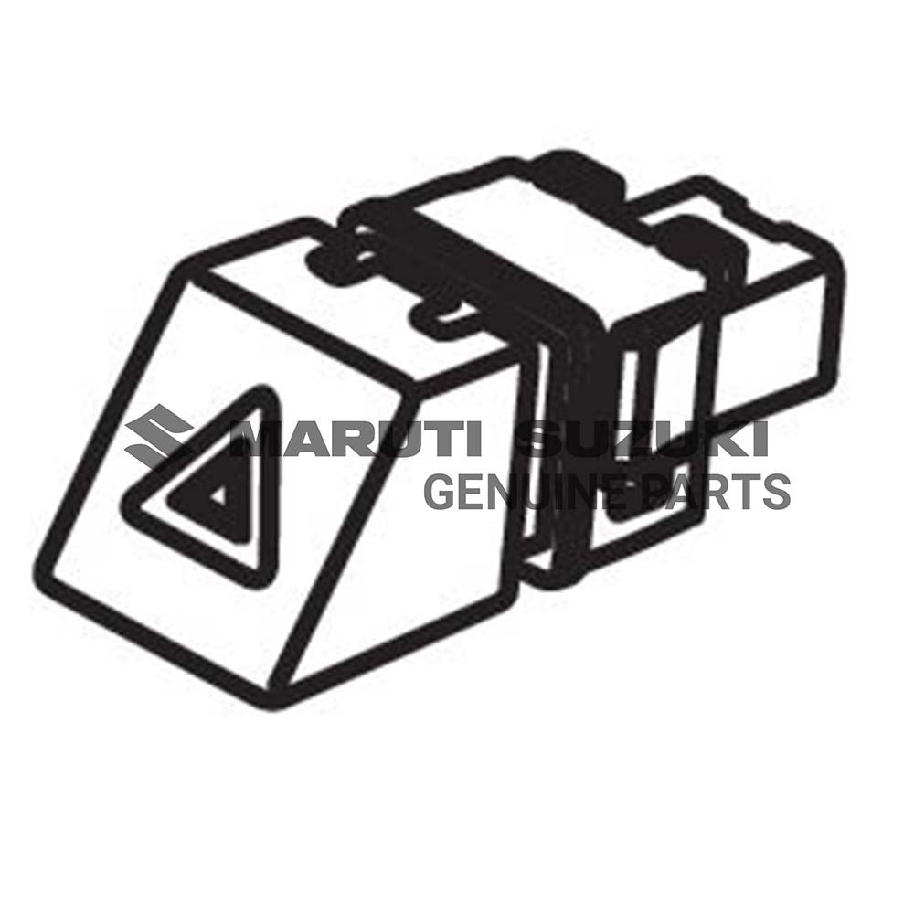 SWITCH ASSEMBLYHAZARD WARNING (BLACK)