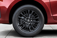 Alloy Wheel Black 38.10 cm (15 inches) | Ertiga