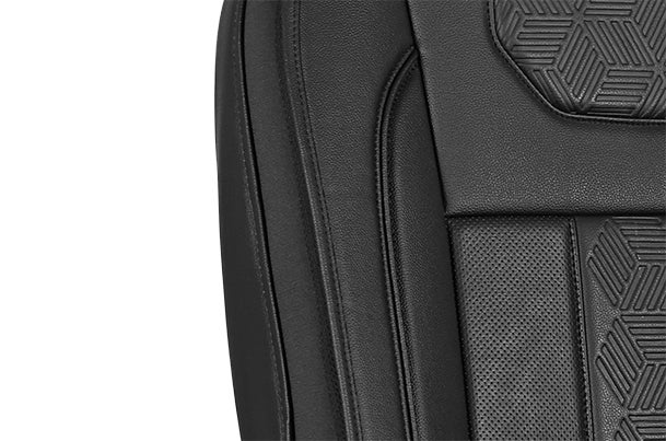 Seat Cover 3D Black Emboss Finish |WagonR (V/Z/Z+)