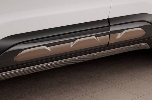 Image of Door Cladding - Dark Grey & Sherwood Brown Finish | Brezza