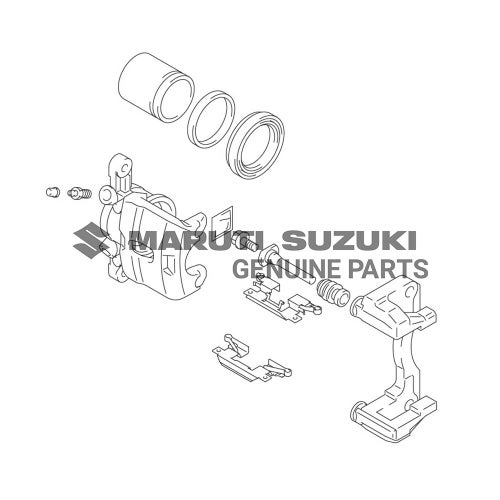 CALIPER ASSEMBLY_ FRONT BRAKE LH