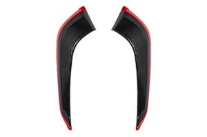 Front Bumper Painted Garnish - Black + Red | Fronx