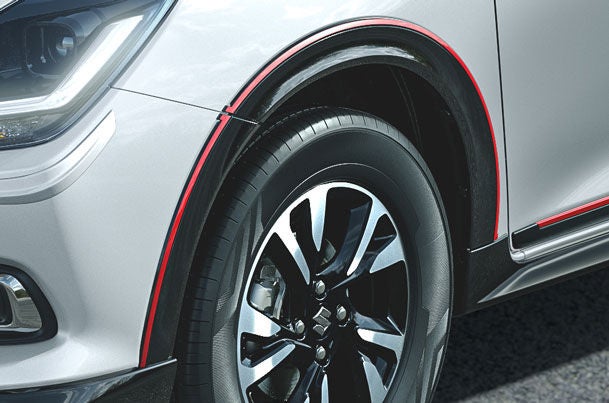 Wheel Arch Kit - Midnight Black + Sizzling Red| New Swift
