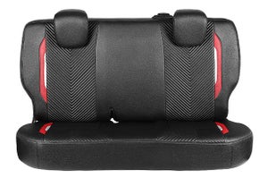 Urban Drift Red Highlight Seat Cover | Brezza ( L-Turbo Variant)