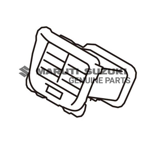 LOUVER COMPONENT_REAR VENT (BLACK)