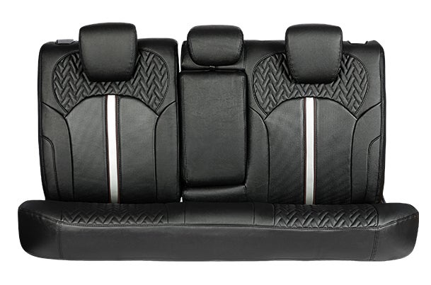 Seat Cover Premium Silver Highlight Finish | Grand Vitara (Sigma Delta Delta+ Variant)
