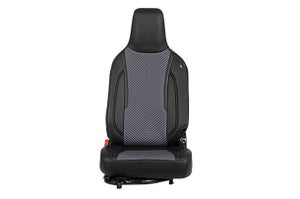 Seat Cover Grey Stellar Quilted Finish | EECO (6 Seater)