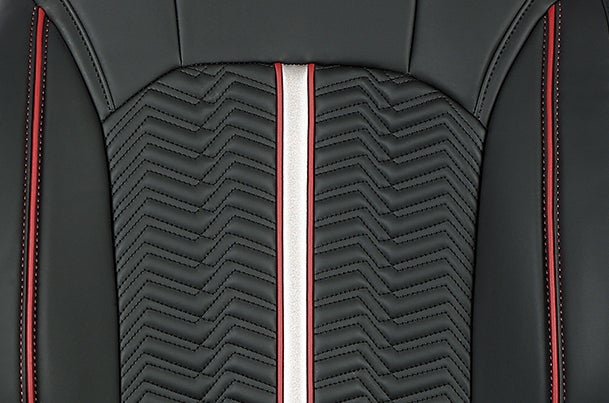 Cross-Country Red Dash Finish Sleeve Seat Cover | Fronx