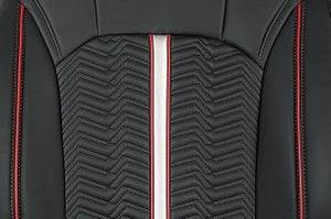 Cross-Country Red Dash Finish Sleeve Seat Cover | Fronx