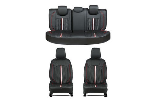 Cross-Country Red Dash Finish Sleeve Seat Cover | Fronx
