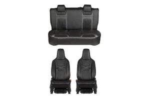 Seat Cover Robust Quilted Black Finish | WagonR (L)
