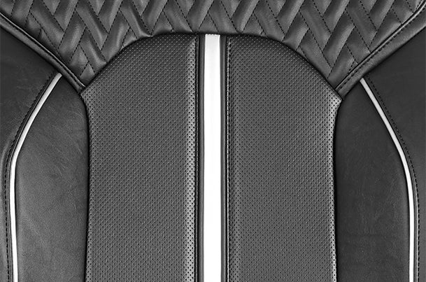Seat Cover Premium Silver Highlight Finish | Grand Vitara (Sigma Delta Delta+ Variant)