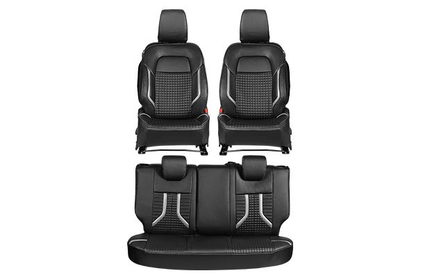 Silver Circuit Launch Finish Seat Cover | New Swift (Z+/ Z Variant)