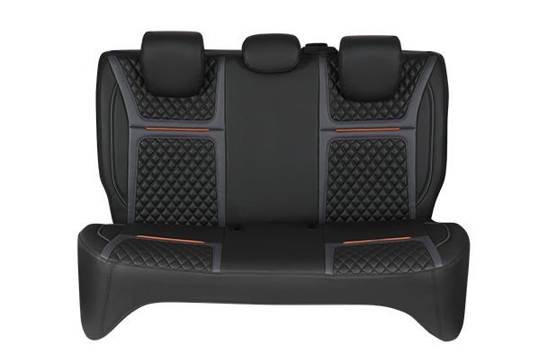 Seat Cover Orange Lining Bevel Finish  | Alto K10