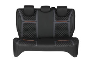 Seat Cover Orange Lining Bevel Finish  | Alto K10