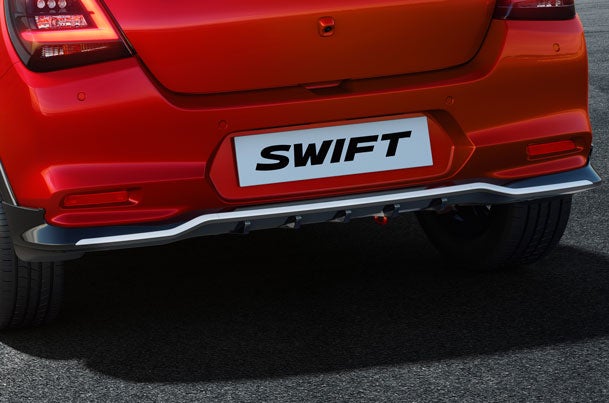 Rear Underbody Spoiler - Midnight Black + Pearl Arctic White| New Swift