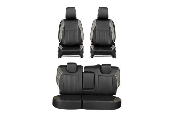 Seat Cover Woods Terrain Greige Liner| Brezza (L Variant)