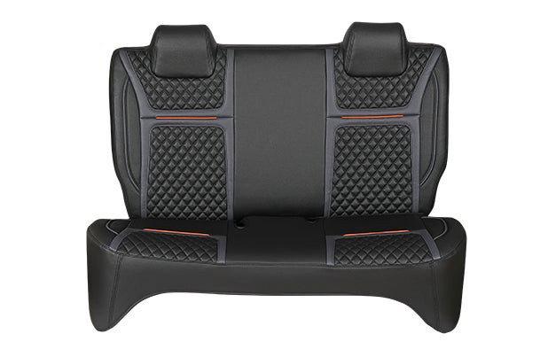 Seat Cover Orange Lining Bevel Finish | Alto K10 CNG (L/V/V+)