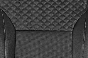 Seat Cover Crystal Luxe Silver Finish | XL6 (Zeta Variant)