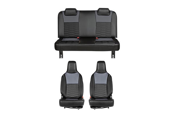 Seat Cover Cross-Beam Grey Finish | EECO (5 Seater)