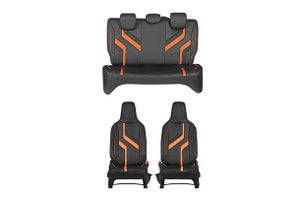 Seat Cover Sunset Orange Wave Flow Finish | Alto K10