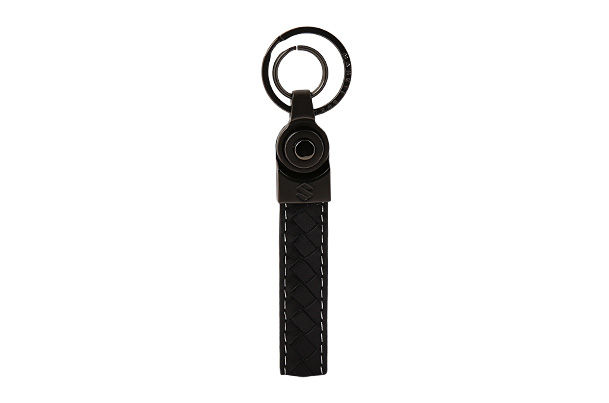 Buy Key Ring - Leather (Black) 990J0M999KC-240,Maruti Suzuki