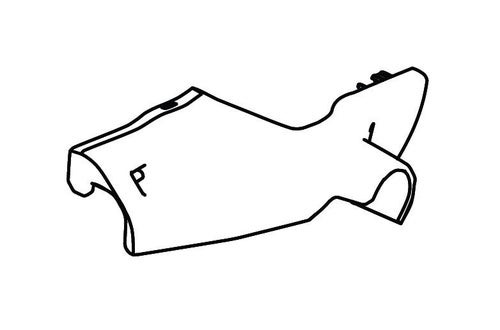 COVERFRONT RECLINING OUTSIDE LOWER RIGHT HAND SIDE (BLACK)