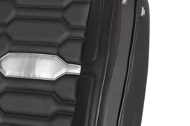 Seat Cover Silver Beam Crisp Highlight| Brezza (Z+/Z/V  Variant)