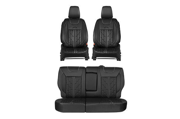 Seat Cover Premium Expedition Silver Finish| Brezza (Z+/Z/V Variant)