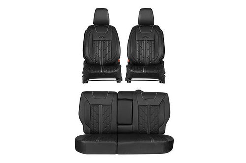 Seat Cover Premium Expedition Silver Finish| Brezza (Z+/Z/V  Variant)