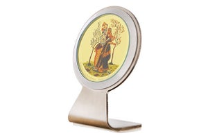 Dashboard Frame - Radha Krishna (Metallic) 24k Gold Plated