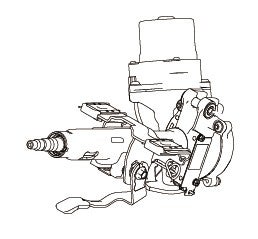 SHAFT ASSEMBLY STEERING COLUMN UPPER WITH MOTOR