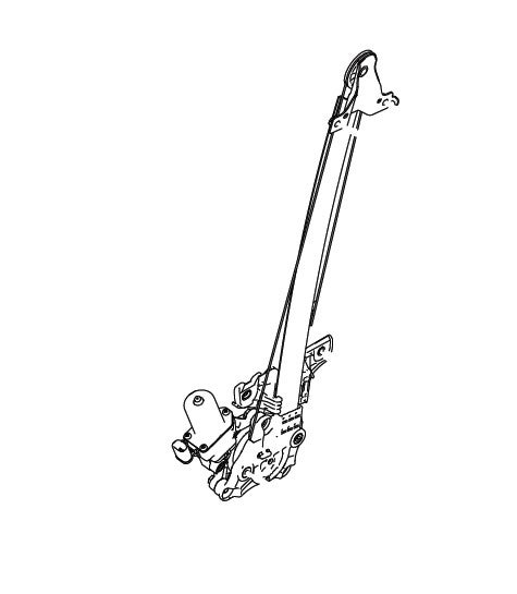 REGULATOR ASSEMBLYREAR WINDOW LEFT HAND SIDE