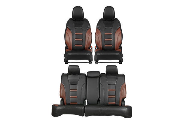 Seat Cover Luxe Brown Highlight | e VITARA (Zeta, Delta)