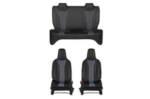 Seat Cover Premium Silver Lining Highlight | Alto K10 CNG (L/V/V+)