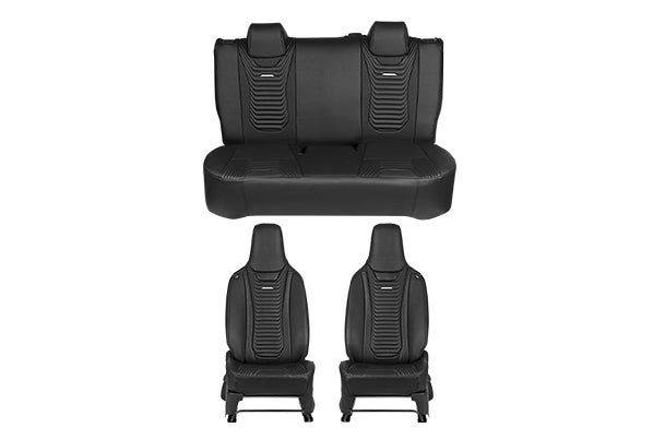 Seat Cover Premium Black Muscle Finish | WagonR (L)