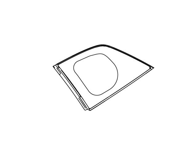 GLASS QUARTER WINDOW RIGHT HAND SIDE