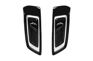 Front Door Garnish - Gloss Black & Premium Silver | Brezza