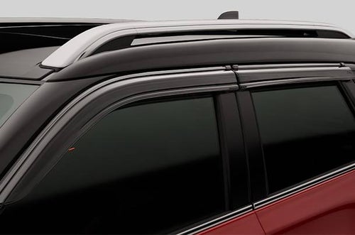 Door Visor - Smoke Chrome Insert | Brezza