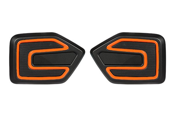 Rear Bumper Garnish - Midnight Black & Paprica Orange | New Alto K10