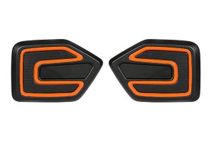 Rear Bumper Garnish - Midnight Black & Paprica Orange | New Alto K10