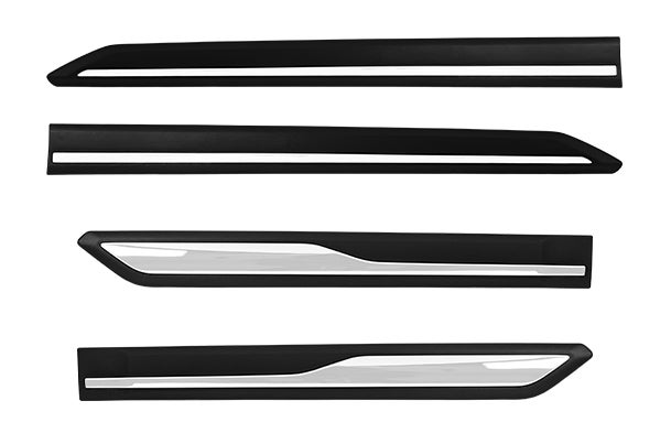 Body Side Moulding - (Midnight Black + Garnish Insert) - INVICTO (Alpha+, Zeta+)