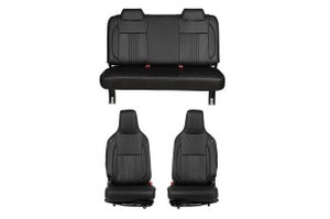 Seat Cover Night Cross Black Lining Finish | EECO (6 Seater)