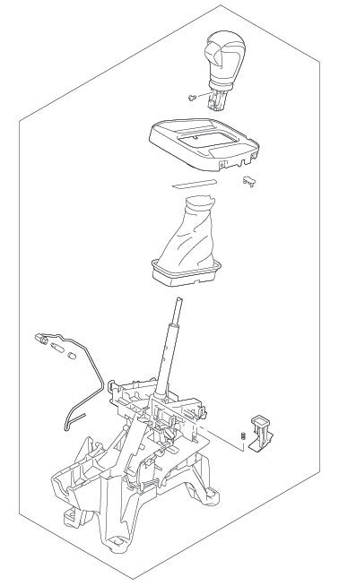 SELECTOR ASSEMBLY MANUAL (BLACK/CHROME)